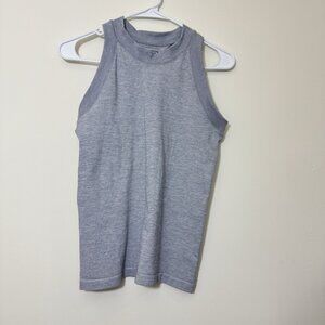 Athleta Women’s Halter Neck Ribbed Tank Top Size M Fitted Racerback